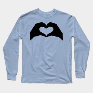 We Heart Black Long Sleeve T-Shirt